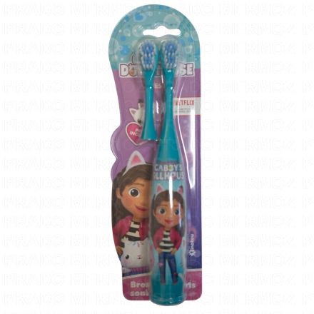 TINOKOU Brosse à dents électrique+ 1 brossette rotative offerte (gabby's dollhouse)