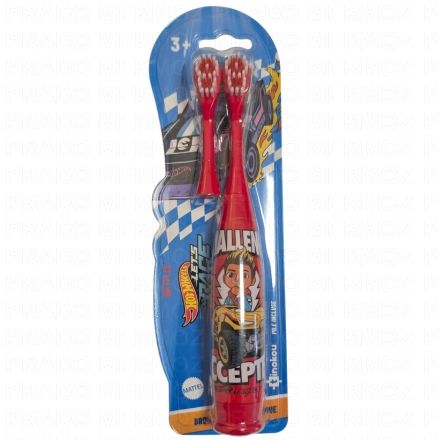 TINOKOU Brosse à dents électrique+ 1 brossette rotative offerte (hot wheels)