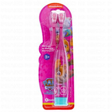 TINOKOU Brosse à dents électrique+ 1 brossette rotative offerte (pat'patrouille stella)