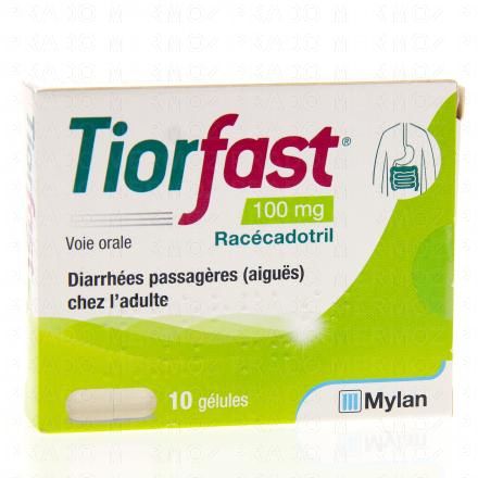 TIORFAST 100mg 10 gélules