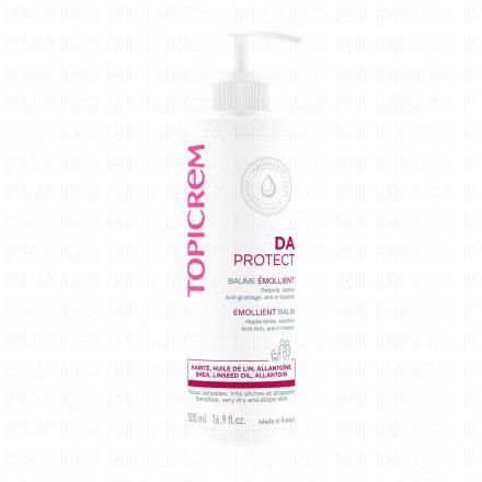 TOPICREM DA Protect Baume &eacute;mollient (flacon pompe 500ml)