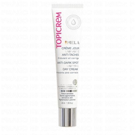 TOPICREM Mela - Cr&egrave;me unifiante anti-t&acirc;ches jour SPF50+ 40ml