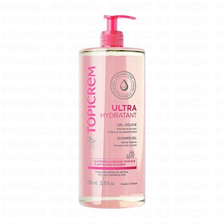 TOPICREM Ultra-hydratant - Gel douche flacon pompe 1L