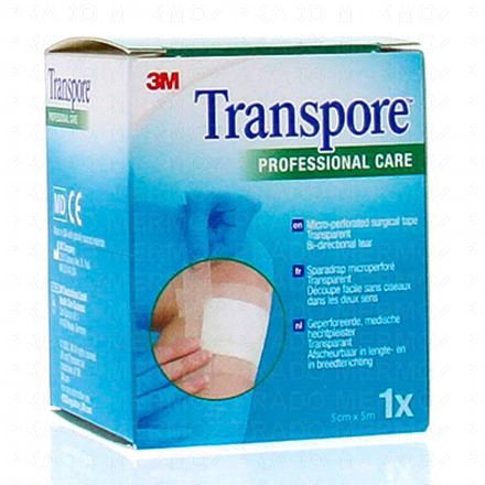 TRANSPORE Sparadra micro performé transparent 5cmx5m (5cm x 5cm)