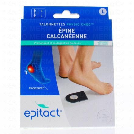 EPITACT Talonnettes physio'choc &eacute;pine calcan&eacute;enne (taille l - homme)