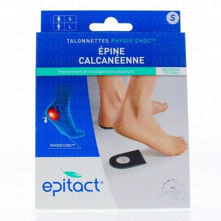 EPITACT Talonnettes physio'choc &eacute;pine calcan&eacute;enne (taille s - femme)