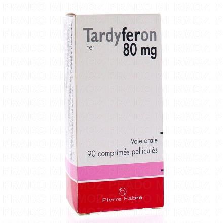 Tardyferon 80mg (boite de 90 comprimés)