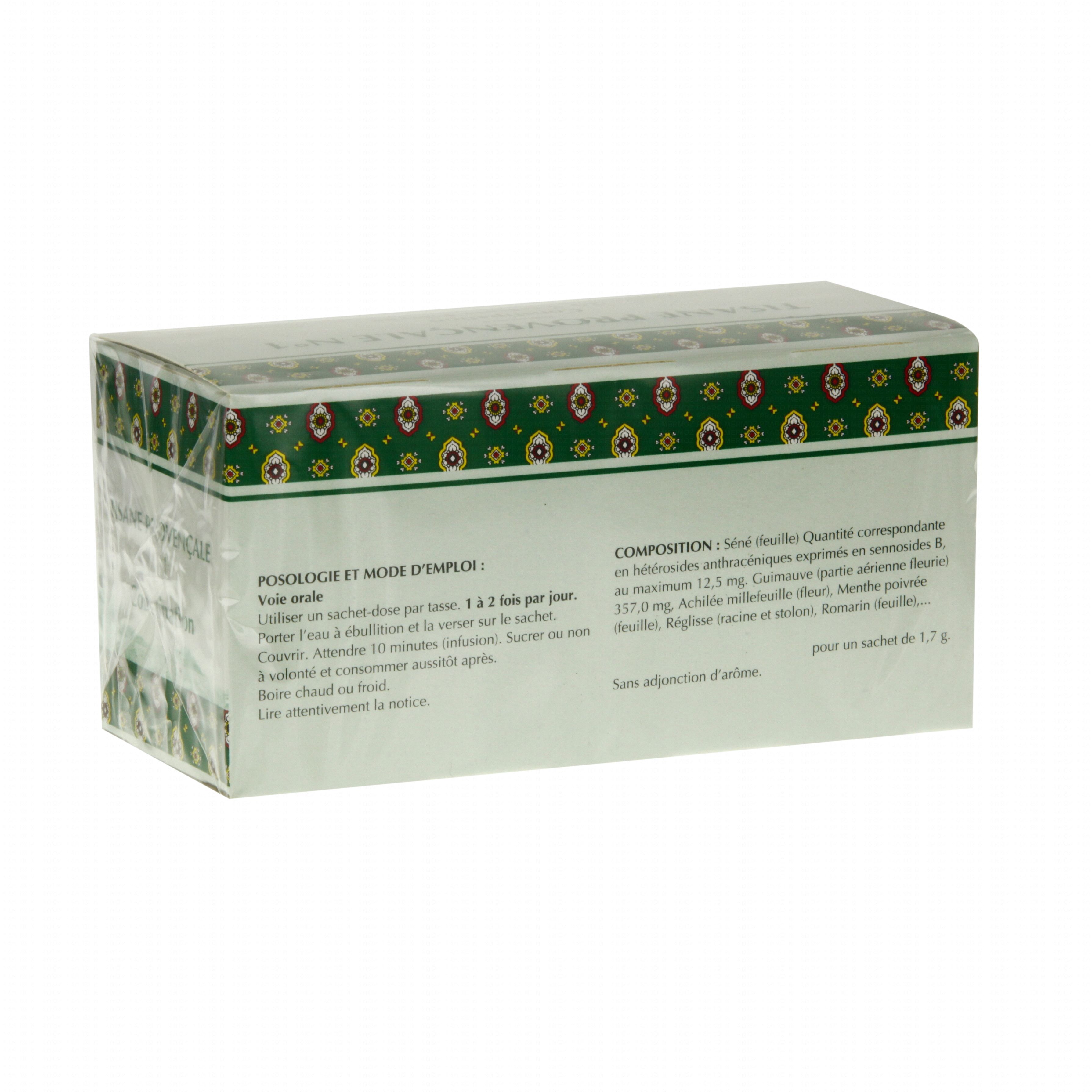 Tisane provencale N°1 laxative en sachets - Constipation occasionnelle