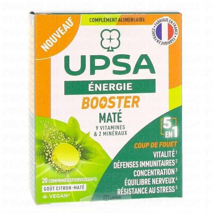 UPSA Energie Booster 5 en 1 x20 comprim&eacute;s effervescents