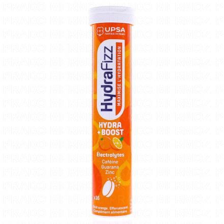 UPSA Hydrafizz - Hydra + Boost Go&ucirc;t Orange x16 Comprim&eacute;s
