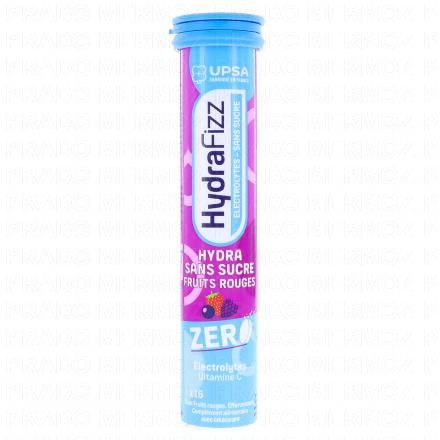 UPSA Hydrafizz Hydra Sans Sucre Go&ucirc;t Fruits Rouges x16 Comprim&eacute;s