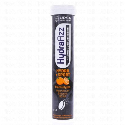 UPSA Hydrafizz - Hydra+ Sport - Go&ucirc;t Orange x16 Comprim&eacute;s