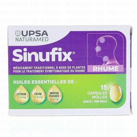 UPSA NaturaMed Sinufix 15 capsules