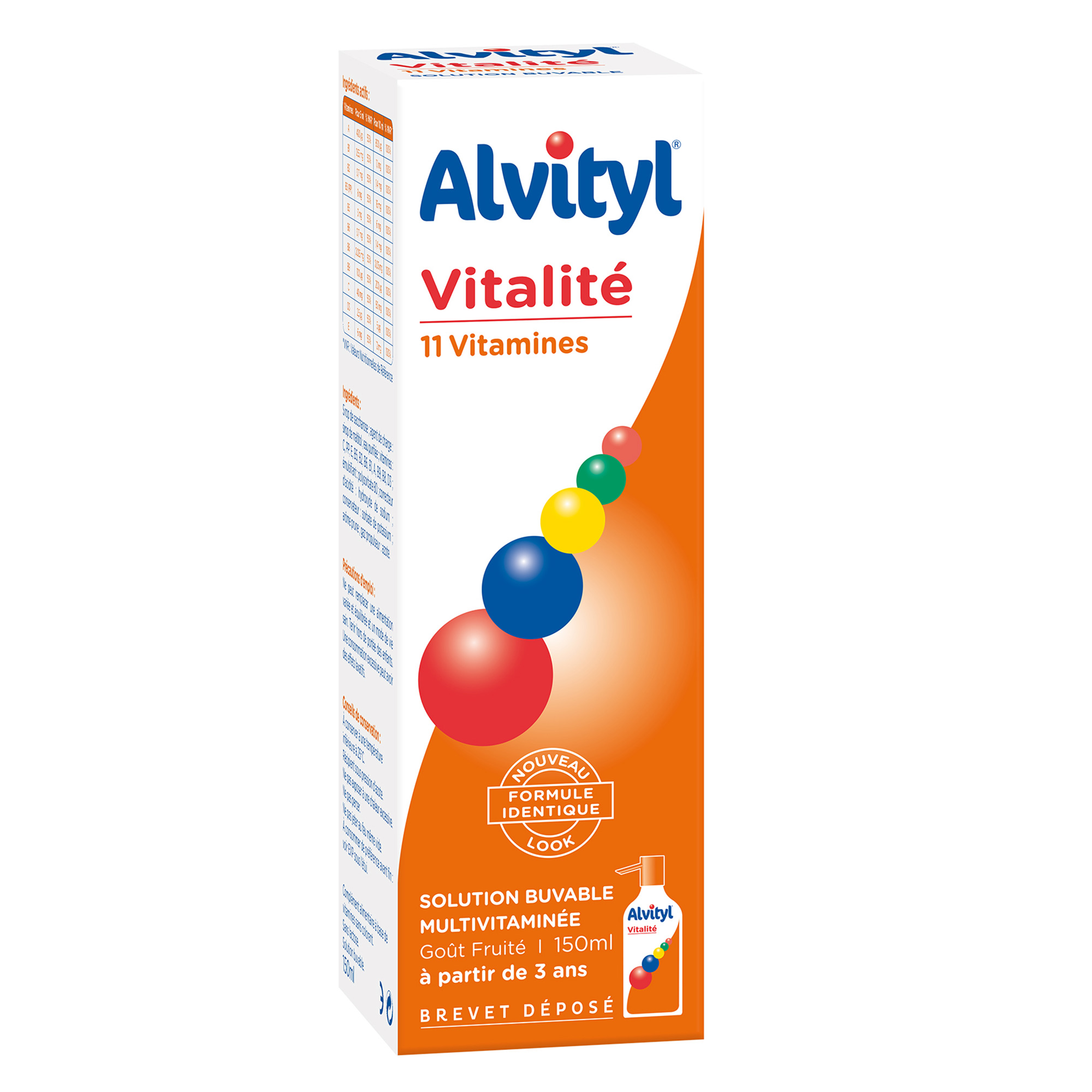 Alvityl Vitalité Solution buvable multivitaminée, goût fruité 11