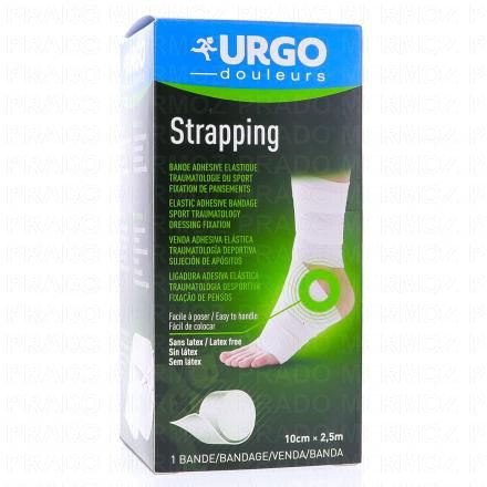 URGO Douleurs Strapping Bande Adh&eacute;sive &Eacute;lastique (10cm x 2,5m)