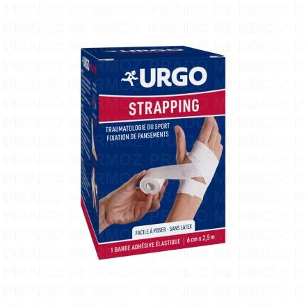 URGO Douleurs Strapping Bande Adh&eacute;sive &Eacute;lastique (6cm x 2,5m)