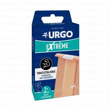 URGO Extrême Pansement tenue extra forte (bande à découper 1m x 6cm)