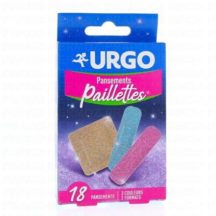 URGO Pansements Paillettes 2 Formats x18