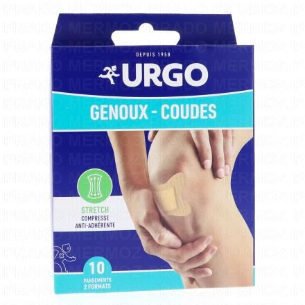 URGO Pansements sp&eacute;cial genoux et coudes x10