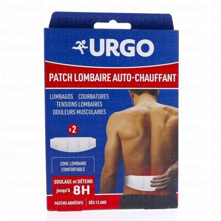 URGO Patch Auto-Chauffant 8h (lot de 2 - lombaire)