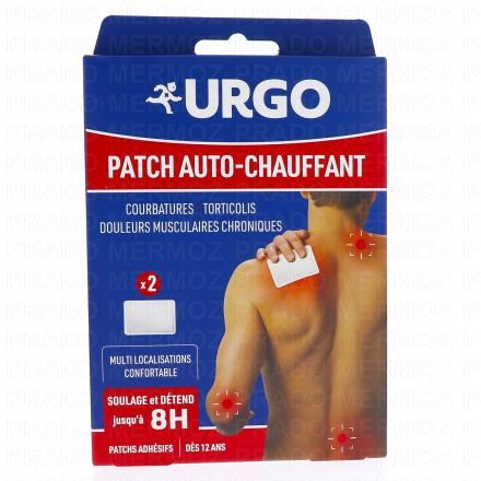 URGO Patch Auto-Chauffant 8h (lot de 2 - multi-zone)