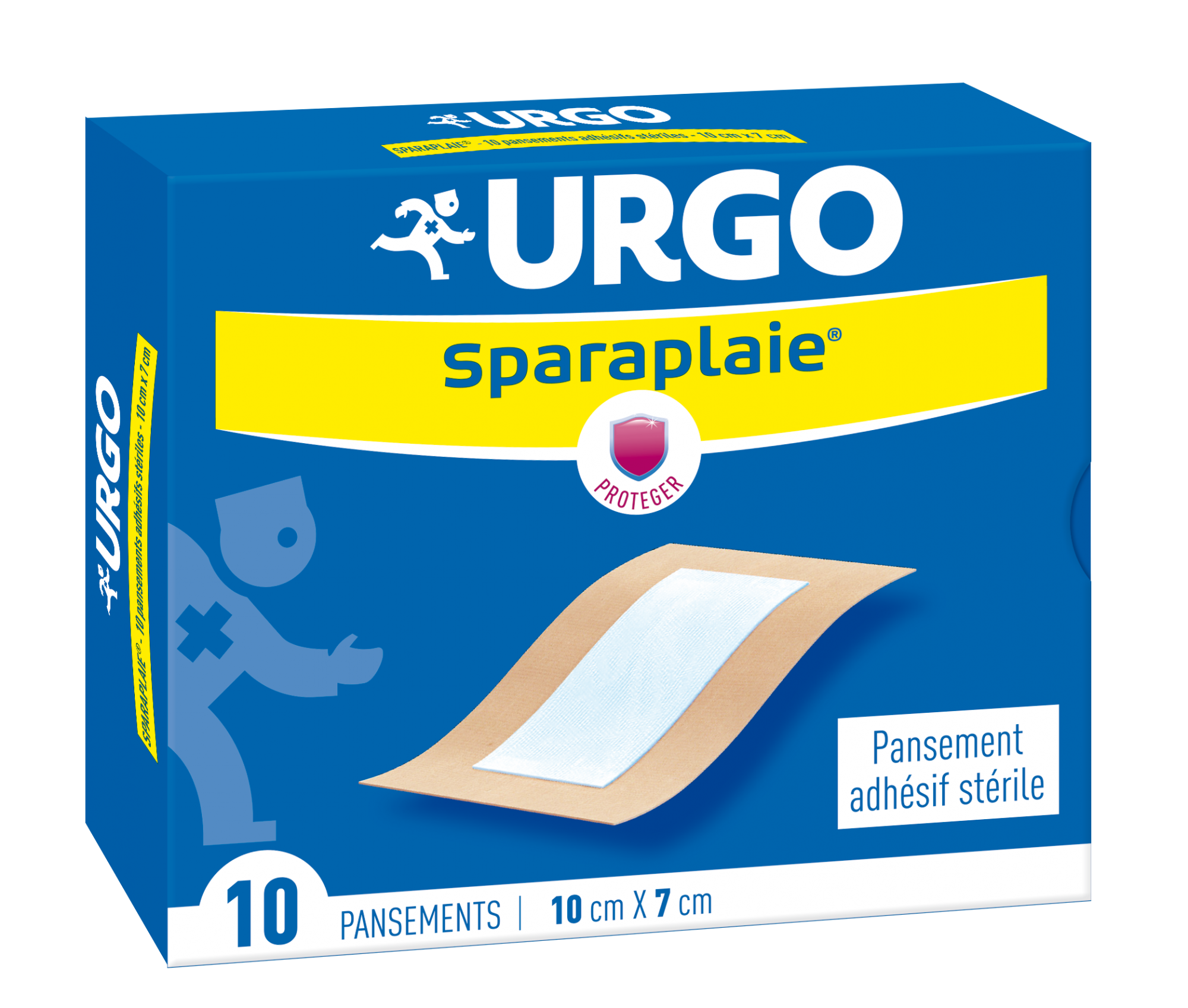 URGO Sparaplaie 10 x 7cm boîte de 10 pansements - Pharmacie Prado Mermoz
