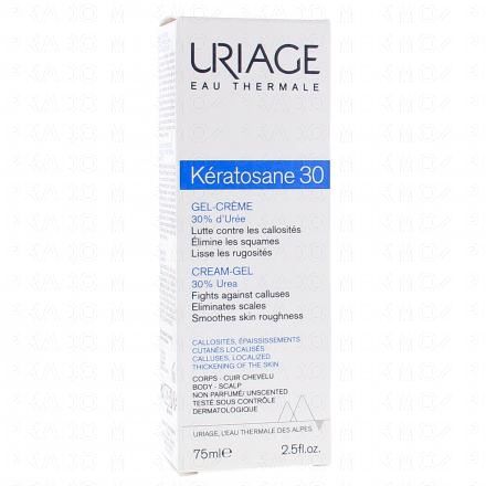 URIAGE Keratosane 30 gel cr&egrave;me callosit&eacute;s et &eacute;paississement cutan&eacute;s localis&eacute;s (tube 75ml)