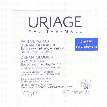 URIAGE Derm-Phy - Pain Surgras Dermatologique 100g