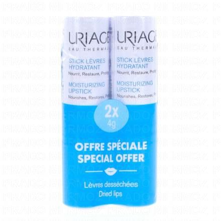 URIAGE Stick &agrave; l&egrave;vres Eau Thermale 4g (lot de 2)