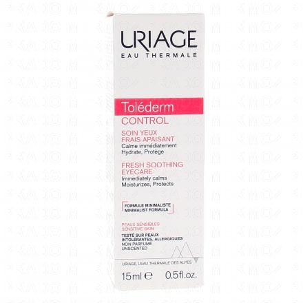 URIAGE Toléderm Control Soin yeux frais apaisant Tube 15ml