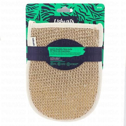 USHUA&Iuml;A Gant exfoliant en fibre de jute