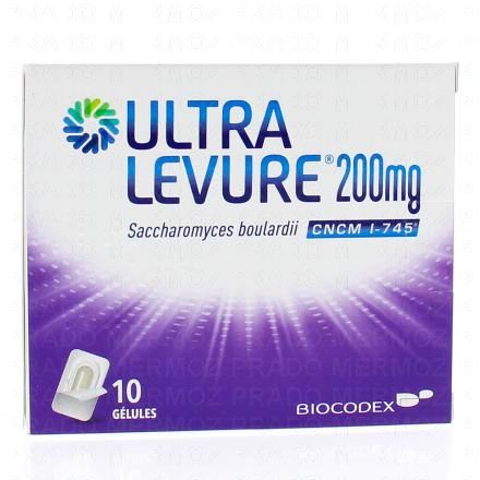 BIOCODEX Ultralevure 200 mg x10 gélules