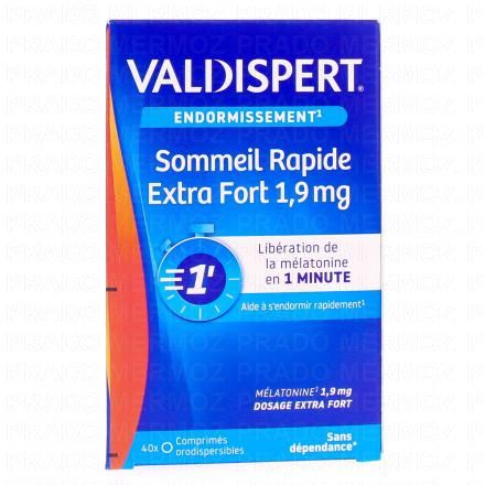 VALDISPERT Sommeil Rapide Extra Fort 1.9 mg (40 comprim&eacute;s orodispersibles)