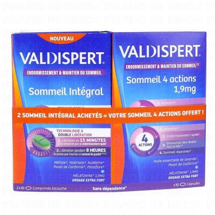 VALDISPERT Sommeil Int&eacute;gral (lot de 2 x 30 comprim&eacute;s)
