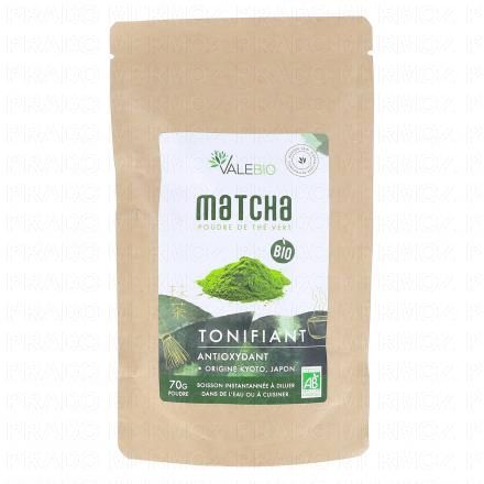 VALEBIO Matcha Poudre de thé vert x70g