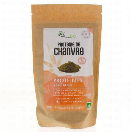 VALEBIO Prot&eacute;ine de Chanvre bio sachet 200g