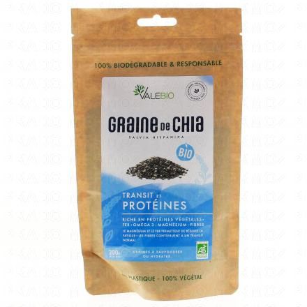 VALEBIO Super food Graine de Chia sachet 200g