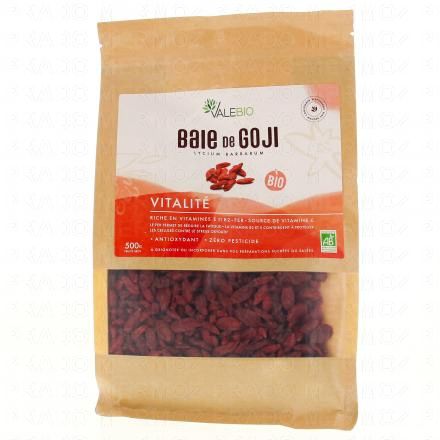 VALEBIO Super fruits baie de goji s&eacute;ch&eacute;es (sachet 500g)