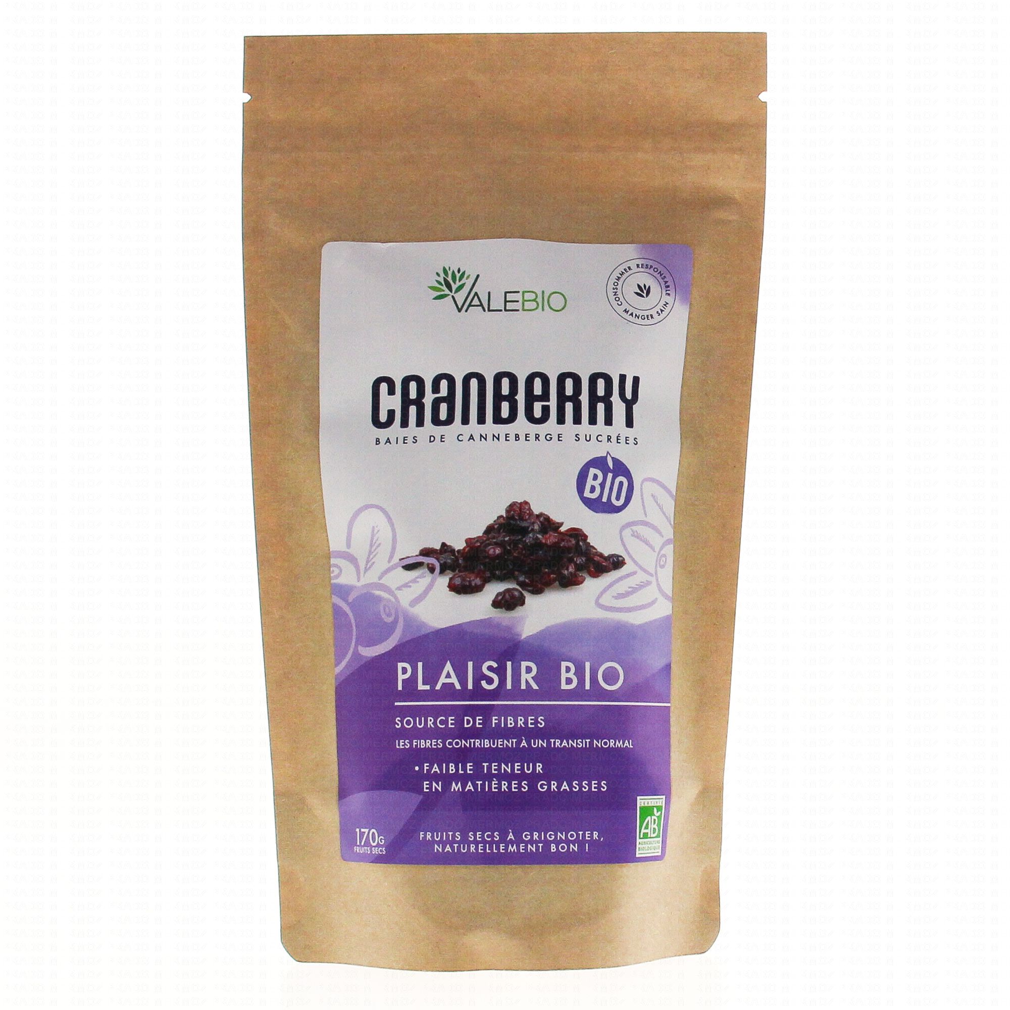 VALEBIO Super fruits cranberry sachet 170g Pharmacie Prado Mermoz