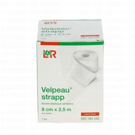 VELPEAU STRAPP Bande De Compression Adh&eacute;sive &eacute;lastique (8cm x 2,5m)