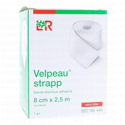 VELPEAU STRAPP Bande De Compression Adhésive élastique (8cm x 2,5m)