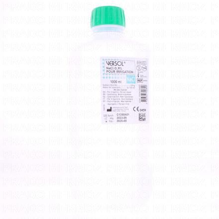 VERSOL NaCl 0.9% pour Irrigation Serum Physiologique (flacon 1000ml)