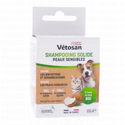 VETOSAN Shampooing solide peaux sensibles 100g