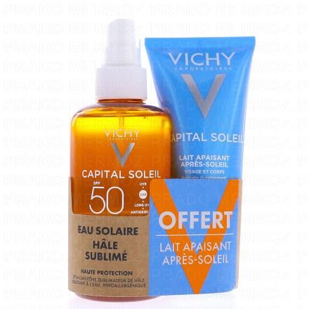 VICHY Capital soleil - Eau solaire sublimateur de h&acirc;le SPF50 200ml