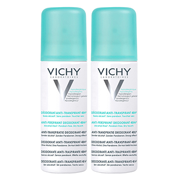 VICHY D&eacute;odorant anti-transpirant 48h (lot de 2 a&eacute;rosols x 125ml)