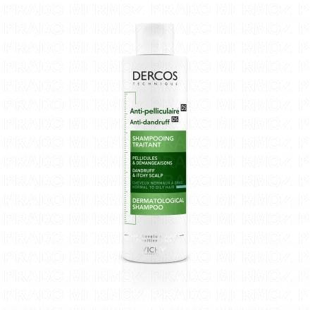 VICHY Dercos anti-pelliculaire - Shampooing traitant cheveux normaux &agrave; gras (200ml)