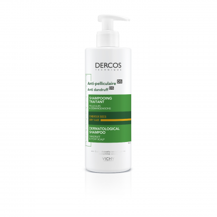 VICHY Dercos - Shampooing traitant anti-pelliculaire cheveux secs (390ml)