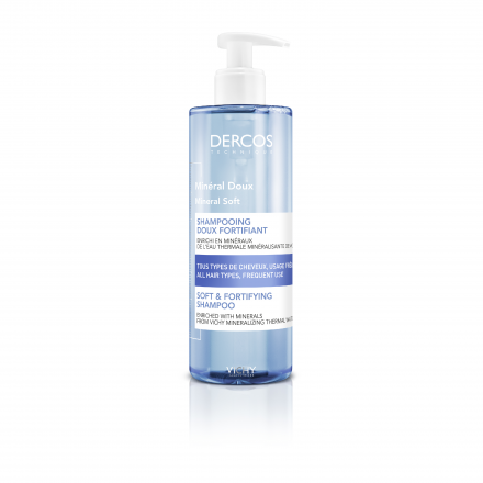 VICHY Dercos min&eacute;ral doux shampooing doux fortifiant (flacon 400ml)