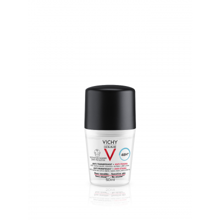 VICHY Homme d&eacute;odorant anti-transpirant anti-traces roll-on 50ml