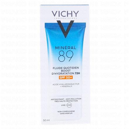VICHY Min&eacute;ral 89 - Fluide quotidien boost d'hydratation SPF50+ 50ml